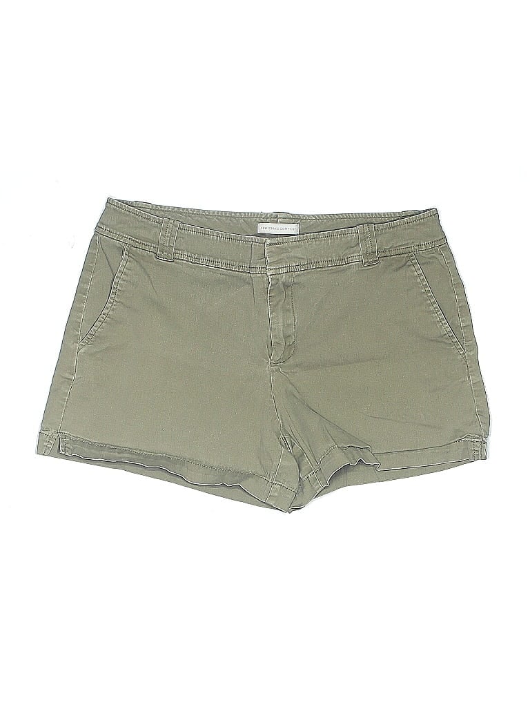 Click to view more detailed imagery on our partner's website Pre-owned New York And Company Khaki Shorts In Green