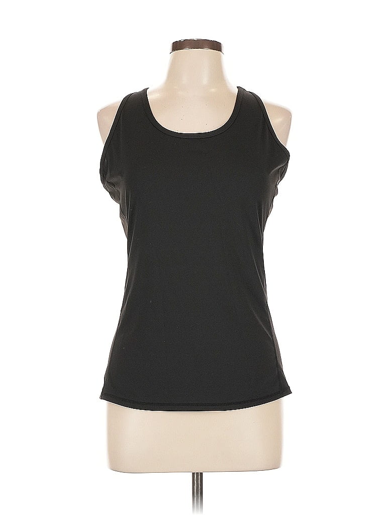 Pre-owned Unbranded Sleeveless T-shirt In Black