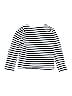 Janie and Jack 100% Cotton Stripes Ivory Long Sleeve T-Shirt Size 7 - photo 2
