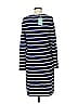 Sail to Sable Stripes Blue Casual Dress Size M - photo 2