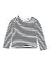 Janie and Jack 100% Cotton Stripes Ivory Long Sleeve T-Shirt Size 7 - photo 1