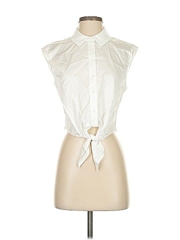 Guess Sleeveless Button-Down Shirt (view 1)