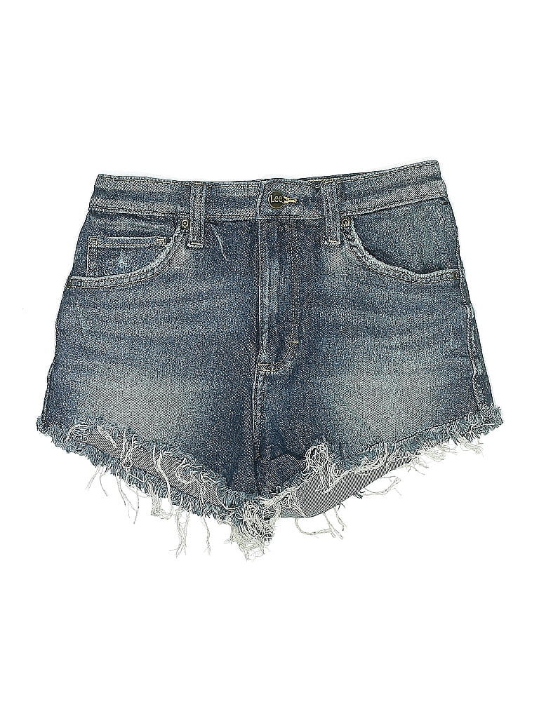 Pre-owned Lee Denim Shorts In Blue