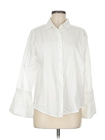 Velvet Heart 3/4 Sleeve Button-Down Shirt (view 1)
