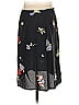 Gap 100% Rayon Floral Black Casual Skirt Size 4 - photo 1