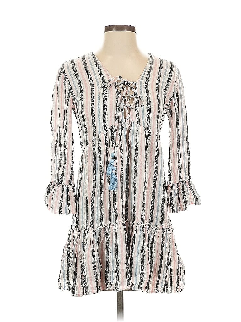 Pre-owned Blue Island Casual Dress In Gray