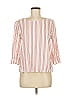 West Kei 100% Rayon Pink 3/4 Sleeve Blouse Size M - photo 1