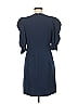 Black Halo Solid Blue Casual Dress Size 8 - photo 2
