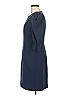 Black Halo Solid Blue Casual Dress Size 8 - photo 4