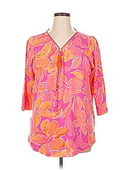 Belle By Kim Gravel 3/4 Sleeve Blouse