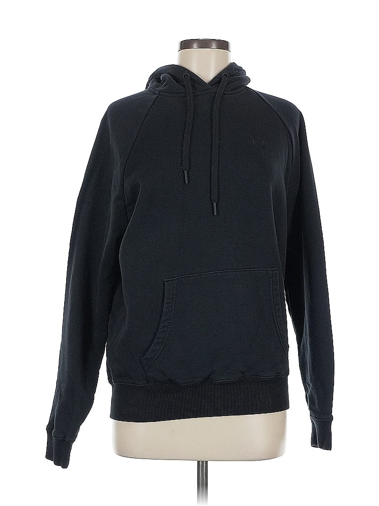 Pre-owned Assorted Brands Pullover Hoodie In Black