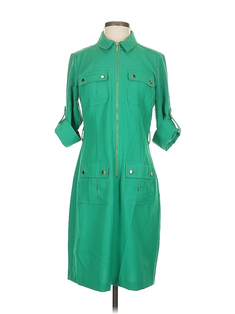 Click to view more detailed imagery on our partner's website Pre-owned Sharagano Casual Dress In Green