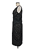ML Monique Lhuillier 100% Polyester Chevron-herringbone Black Cocktail Dress Size 6 - photo 4