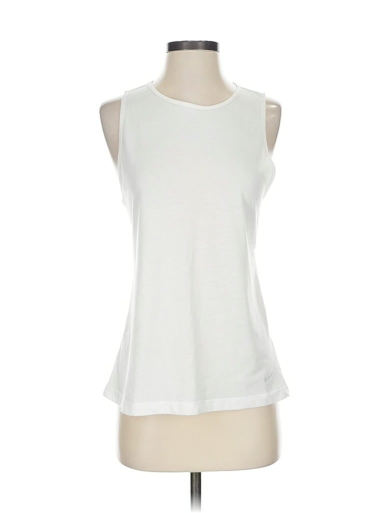 Pre-owned Nike Sleeveless T-shirt In White
