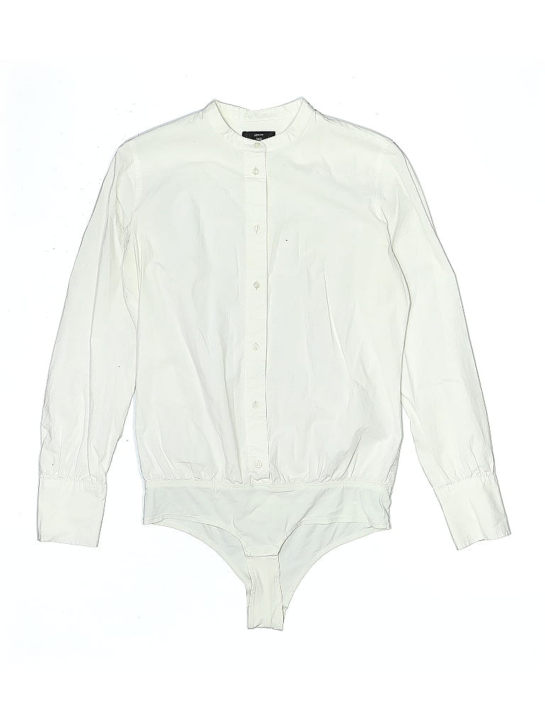 J.Crew 365 Solid White Bodysuit Size 8 - photo 1