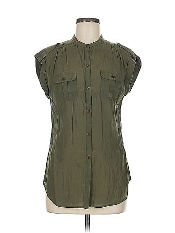 A.n.a Sleeveless Button-Down Shirt (view 1)