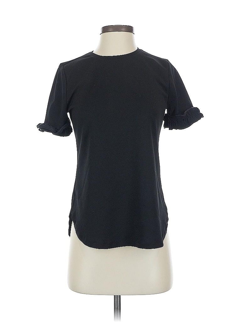 Pre-owned Ann Taylor Short Sleeve T-shirt In Black