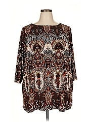 Susan Graver 3/4 Sleeve Blouse