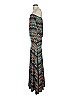Veronica M. Chevron-herringbone Teal Casual Dress Size S - photo 4