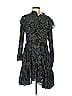 Nicholas 100% Viscose Paisley Black Casual Dress Size 6 - photo 1