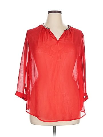 Liz Claiborne Career 3/4 Sleeve Blouse (view 1)