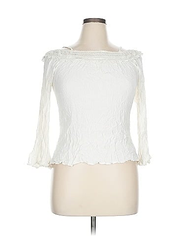 New York & Company 3/4 Sleeve Top (view 1)