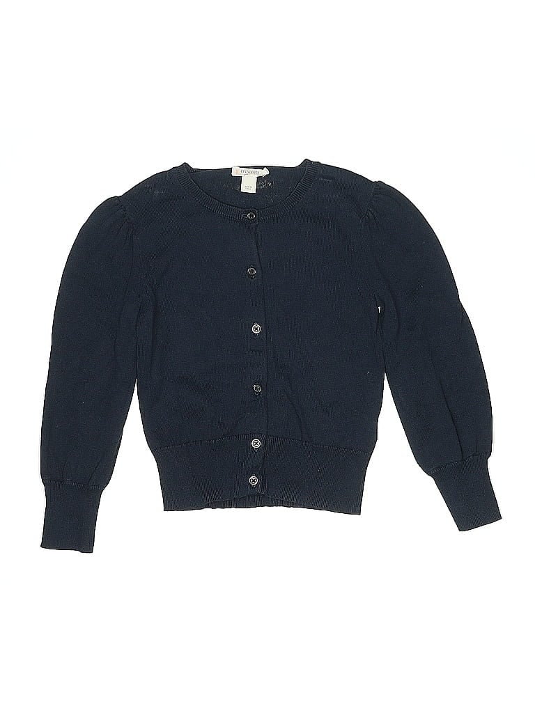 Pre-owned Crewcuts Kids' Cardigan Sweater In Blue