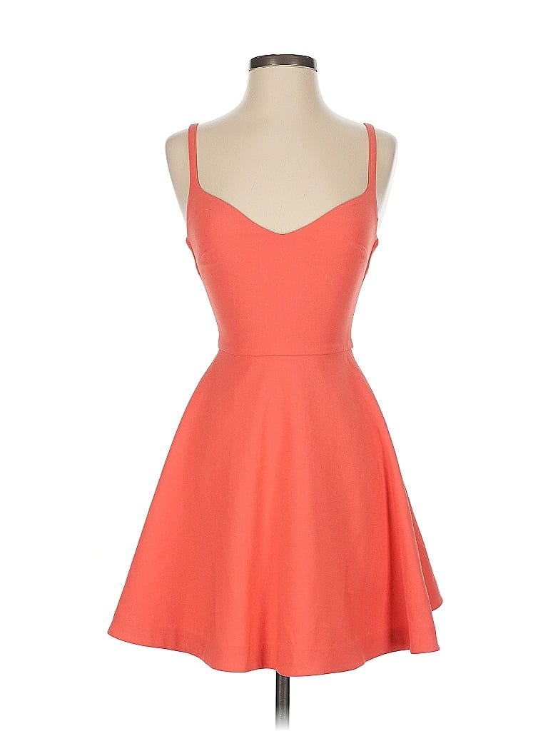 Pre-owned Elizabeth And James Cocktail Dress In Orange