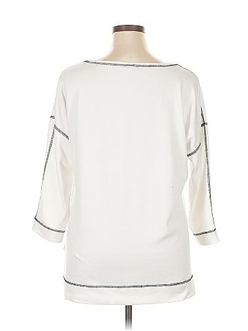 T by Talbots 3/4 Sleeve T-Shirt (view 2)