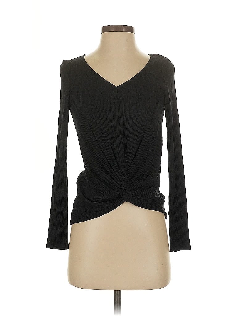 Pre-owned Necessary Objects Long Sleeve T-shirt In Black