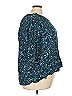Terra & Sky Teal 3/4 Sleeve Blouse Size 2X - photo 4