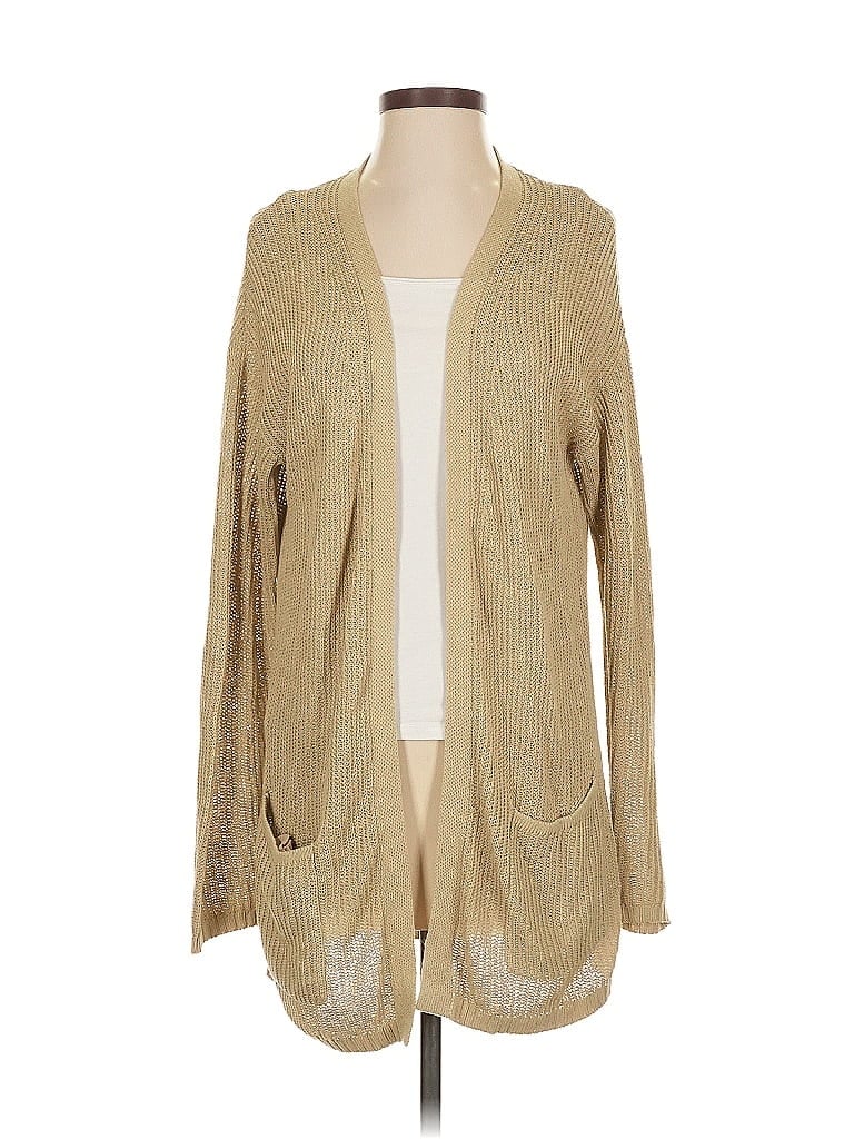 Pre-owned Uniqlo Cardigan Sweater In Brown