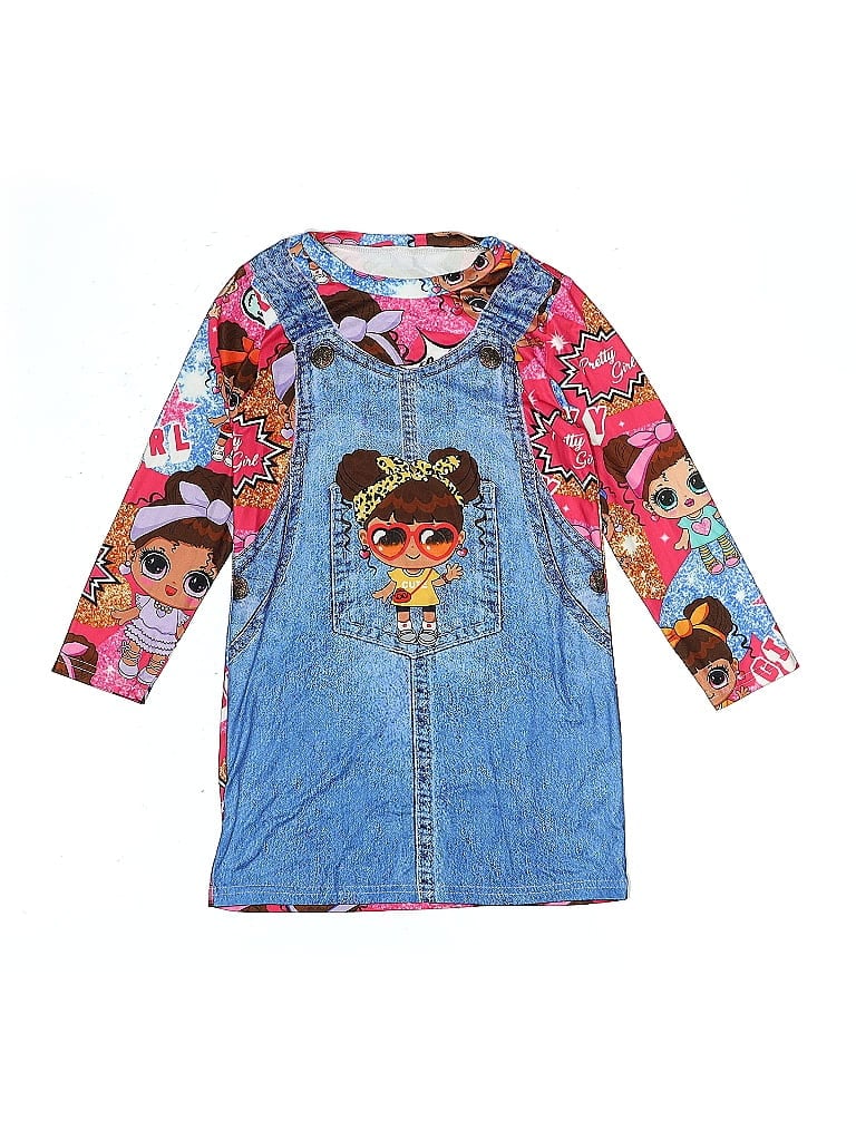 Pre-owned Unbranded Kids' Dress In Blue