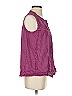 Sundance 100% Cotton Purple Sleeveless Blouse Size S - photo 3