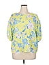 Ruby Rd. Yellow 3/4 Sleeve Blouse Size XL - photo 1