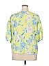 Ruby Rd. Yellow 3/4 Sleeve Blouse Size XL - photo 3