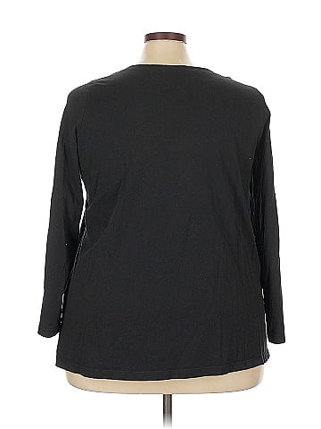 Woman Within 3/4 Sleeve T-Shirt (view 2)
