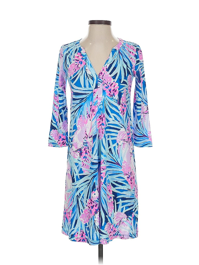 Dress Designer By Lilly Pulitzer In Blue, Size: Xs