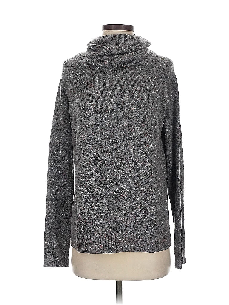 LOU & GREY FOR LOFT Pre-owned Turtleneck Sweater In Gray