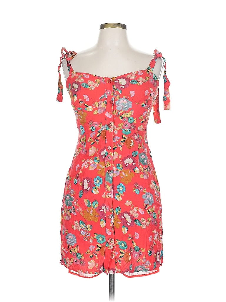 Pre-owned The Andamane Casual Dress In Orange