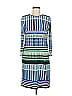 Eliza J Graphic Blue Casual Dress Size 6 - photo 1