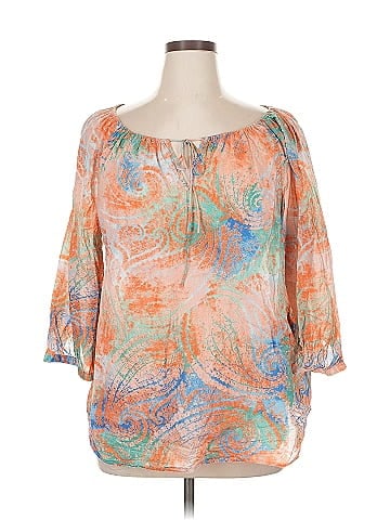 Lauren Jeans Co. 3/4 Sleeve Blouse (view 1)