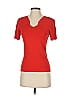Carlisle Red Short Sleeve Top Size S - photo 1