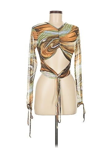 PrettyLittleThing Long Sleeve Blouse (view 1)