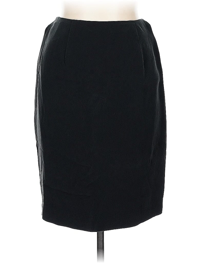 Click to view more detailed imagery on our partner's website Pre-owned Ann Taylor Silk Skirt In Black