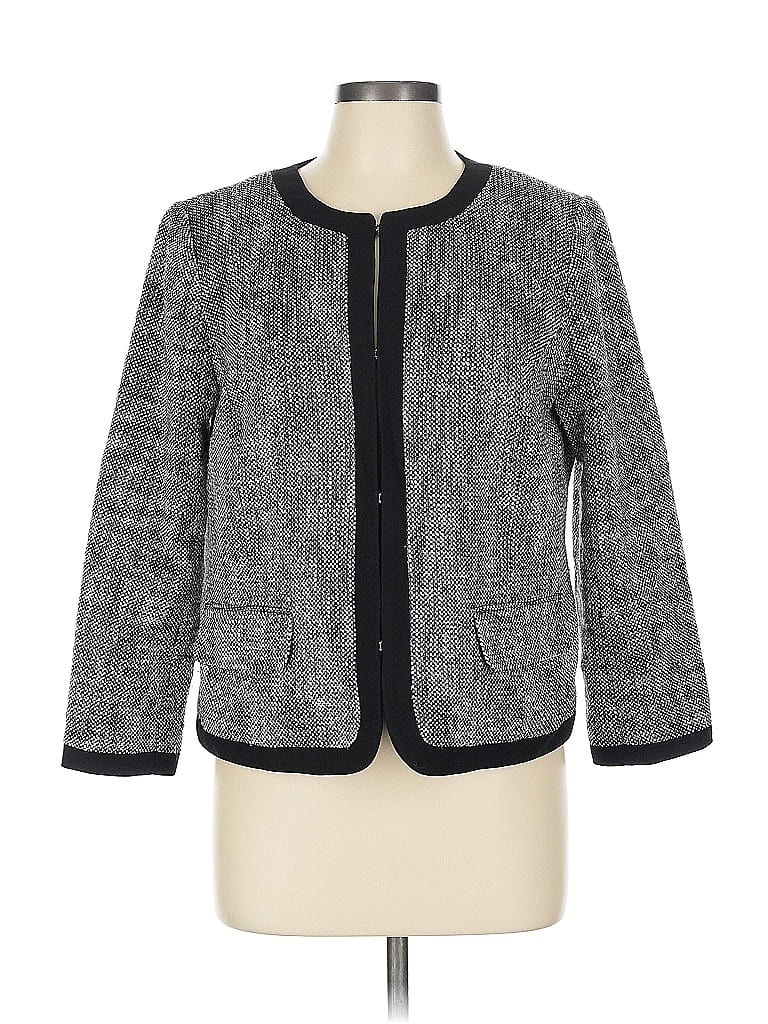 Click to view more detailed imagery on our partner's website Pre-owned Talbots Blazer Jacket In Gray