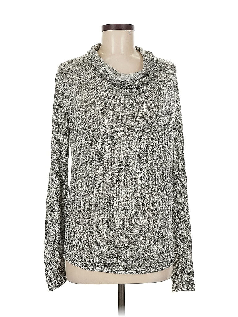 Pre-owned Deletta Turtleneck Sweater In Gray