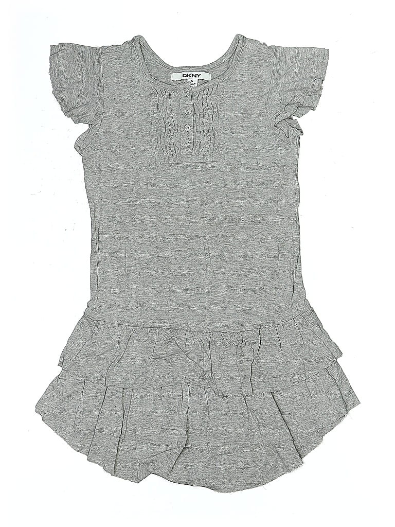 Click to view more detailed imagery on our partner's website Pre-owned Dkny Kids' Dress In Gray