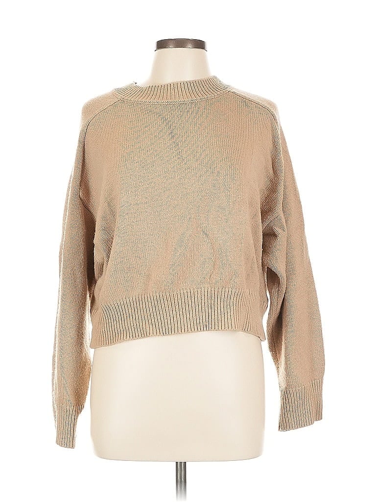 Pre-owned Olivaceous Pullover Sweater In Brown