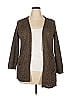 Uterque Brown Cardigan Size 2X - photo 1